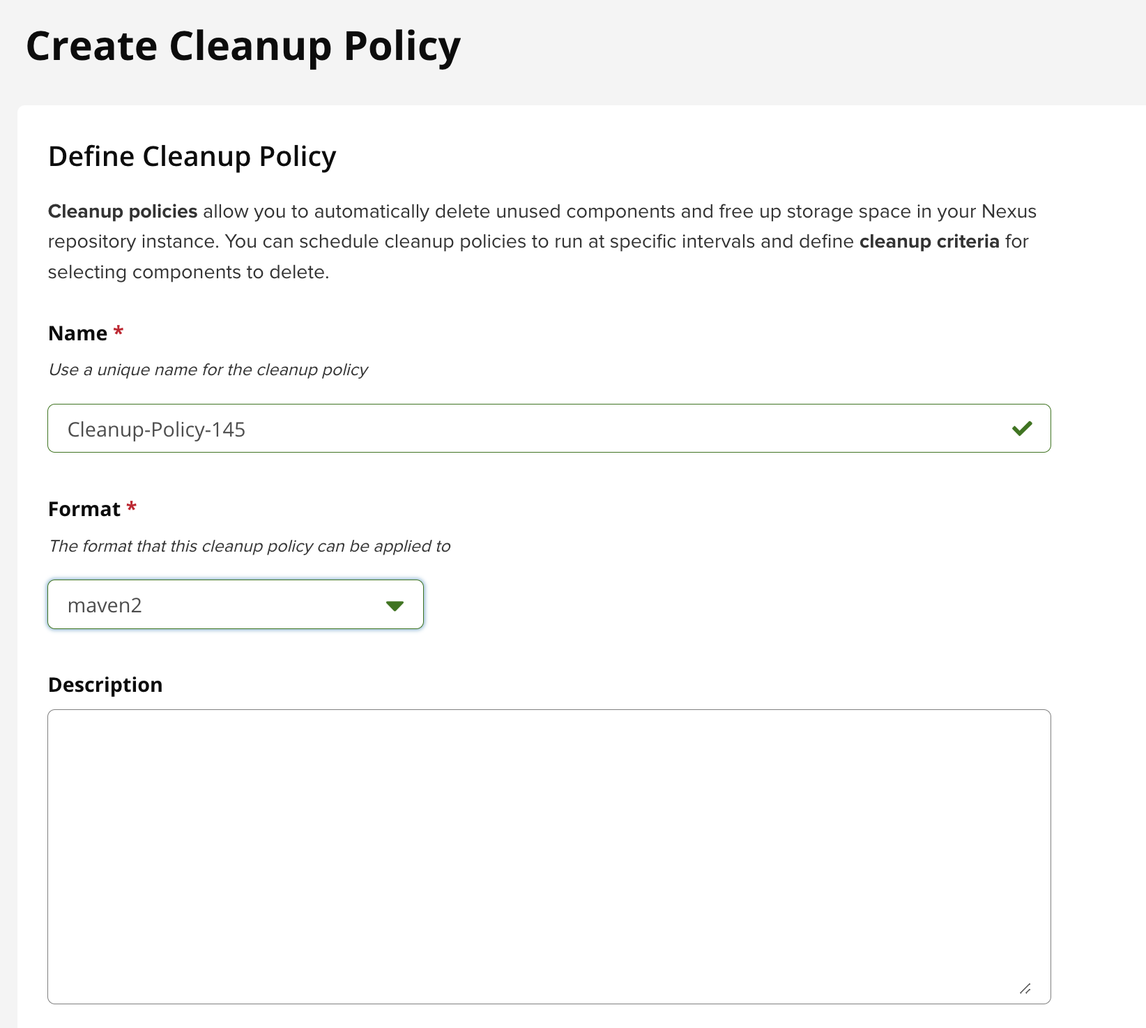 Define-Cleanup-Policy-1-of-2
