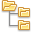 Folder structure icon representing Raw format