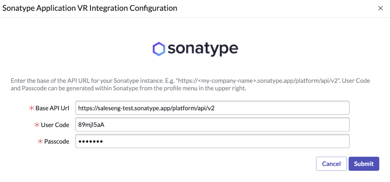 Intergration-servicenow-Sonatype-Application-VR-Integration-Configuration.png
